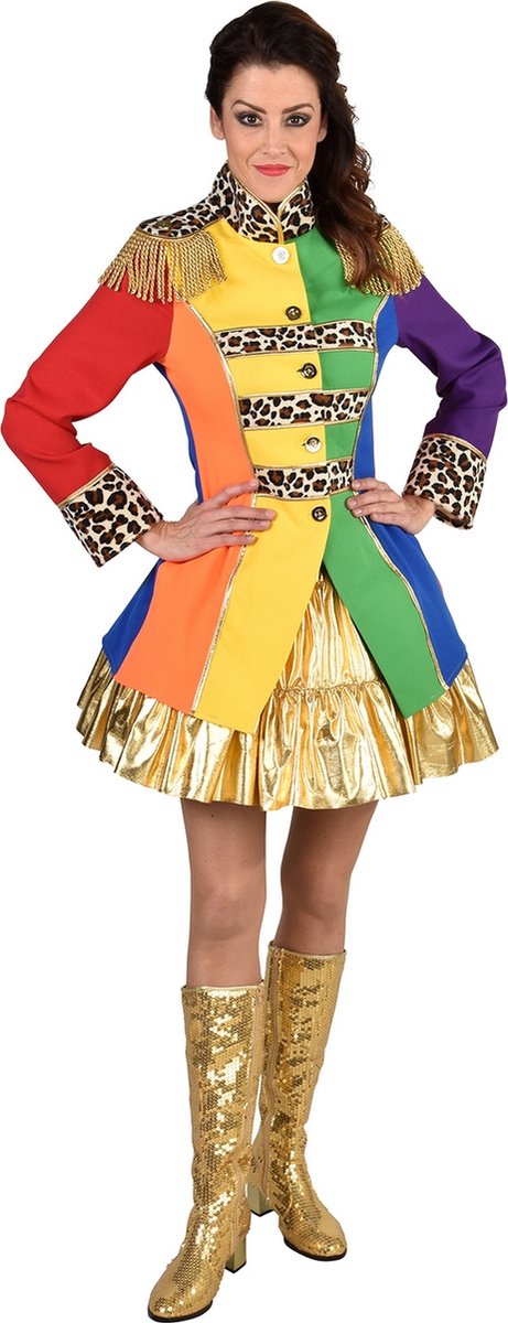 Grappig & Fout Kostuum | Over The Rainbow Jas Vrouw | Large | Carnaval kostuum | Verkleedkleding
